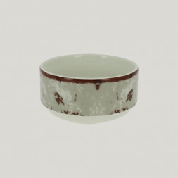Салатник RAK Porcelain Peppery круглый штабелируемый 300 мл, d 10 см, серый цвет