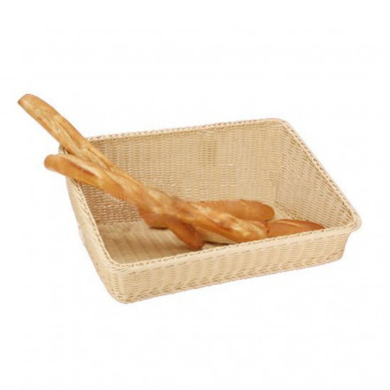 Корзина для хлеба и выкладки 61*45 см h24 см плетеная ротанг бежевая P.L. Proff Cuisine 95001264