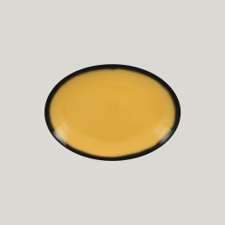 Блюдо овальное RAK Porcelain LEA Yellow 26 см (желтый цвет)