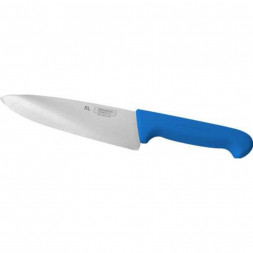 Шеф-нож PRO-Line 20 см, синяя пластиковая ручка, P.L. Proff Cuisine