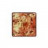 Тарелка RAK Porcelain Peppery квадратная плоская 25*25 см, красный цвет 81220224