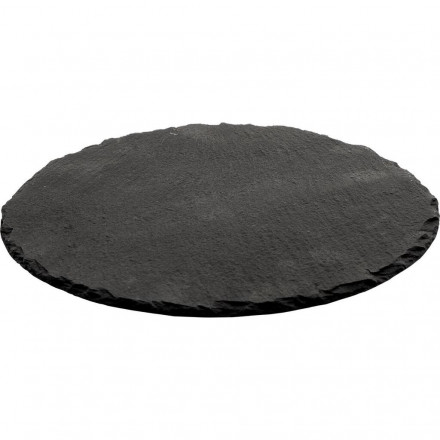 Блюдо для подачи 30*0,5 см круглое черное сланец  P.L. Proff Cuisine 81229059