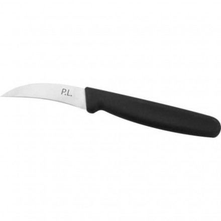 Нож PRO-Line для чистки овощей Коготь 7 см, пластиковая черная ручка, P.L. Proff Cuisine 95001014
