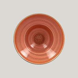 Глубокая тарелка RAK Porcelain Twirl Coral 480 мл, 26*9 см