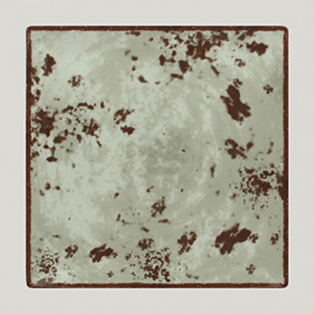 Тарелка RAK Porcelain Peppery квадратная плоская 30*30 см, серый цвет 81220229