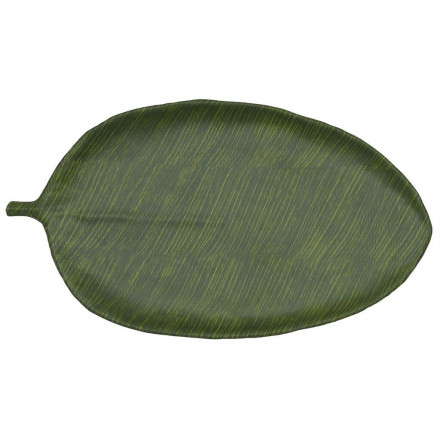 Блюдо 53,5*29*3 см овальное Лист Green Banana Leaf пластик меламин P.L. Proff Cuisine 81290148