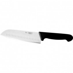 Шеф-нож PRO-Line &quot;Сантоку&quot; 17,5 см, ручка пластиковая черная, P.L. Proff Cuisine