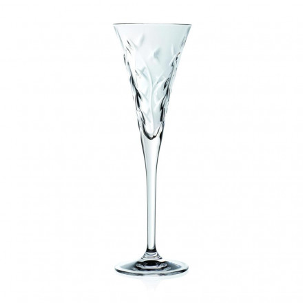 Бокал-флюте для шампанского 120 мл хр. стекло Style Laurus RCR Cristalleria [6] 81260121