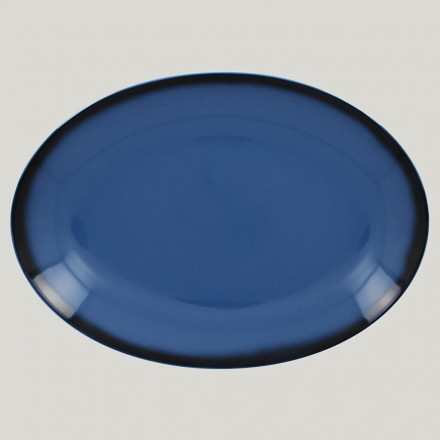 Блюдо овальное RAK Porcelain LEA Blue (синий цвет) 32 см 81223517
