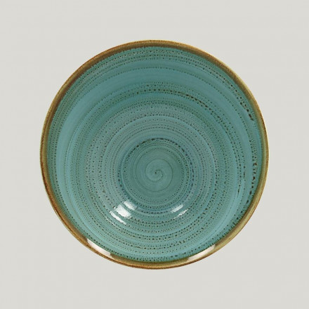 Ассиметричная тарелка RAK Porcelain Twirl Lagoon 1,6 л, 29*14 см 81220505