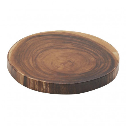 Доска для подачи 30*3 см круглая African Wood 2 пластик меламин P.L. Proff Cuisine 81290166