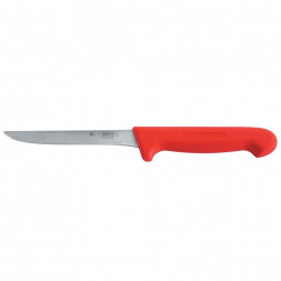 Нож PRO-Line обвалочный 15 см, красная пластиковая ручка, P.L. Proff Cuisine