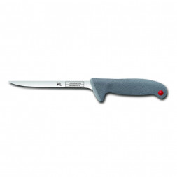 Нож PRO-Line филейный 15 см с цветными кнопками серая пластиковая ручка, P.L. Proff Cuisine