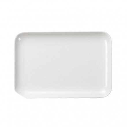 Блюдо 24,8*17,1*1,9 см прямоуг. с бортом White пластик меламин P.L. Proff Cuisine 81229955