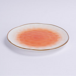 Тарелка d 19 см оранжевая фарфор &quot;The Sun Eco&quot; P.L. Proff Cuisine [6]