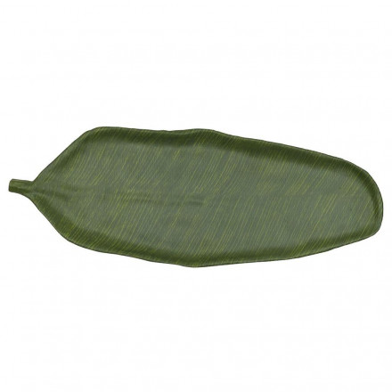 Блюдо 64,5*24*3,5 см овальное Лист Green Banana Leaf пластик меламин P.L. Proff Cuisine 81290149