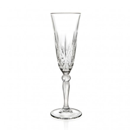 Бокал-флюте для шампанского 160 мл хр. стекло Style Melodia RCR Cristalleria [6] 81262041