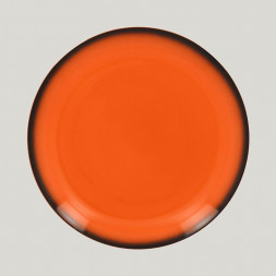 Тарелка круглая RAK Porcelain LEA Orange 27 см (оранжевый цвет)