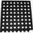Коврик напольный 91*91 см резиновый черный P.L.BarWare 9982915