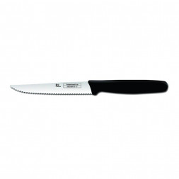 Нож PRO-Line для нарезки, волнистое лезвие, 11 см, пластиковая черная ручка, P.L. Proff