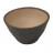 Салатник 3400 мл 25*15,5 см конус Timber Brown пластик меламин P.L. Proff Cuisine 81229938
