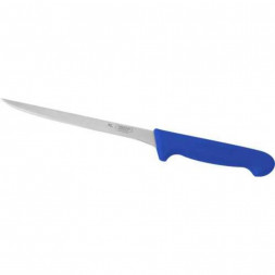 Нож PRO-Line филейный 20 см, синяя пластиковая ручка, P.L. Proff Cuisine