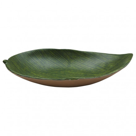 Блюдо 37,8*22,9*7 см овальное Лист Green Banana Leaf пластик меламин P.L. Proff Cuisine 81290145