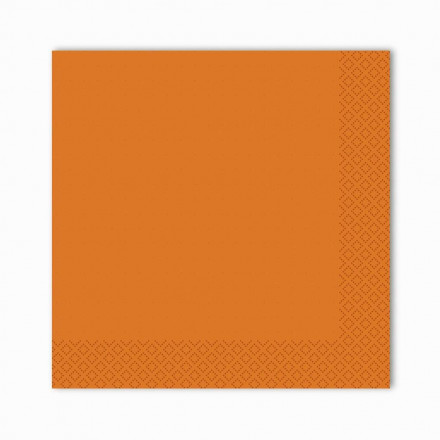 Салфетки Gratias однослойные 24*24 см оранжевые, 400 шт/уп, сложение 1/4 81211619