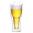 Бокал для пива 360 мл набор 2 шт. двойные стенки термостекло P.L. Proff Cuisine [1] 81269173
