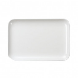 Блюдо 33,7*23,2*2,5 см прямоуг. с бортом White пластик меламин P.L. Proff Cuisine