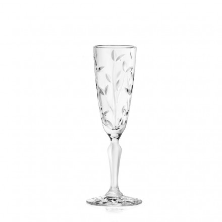 Бокал-флюте для шампанского 160 мл хр. стекло Laurus RCR Cristalleria [6] 81269341