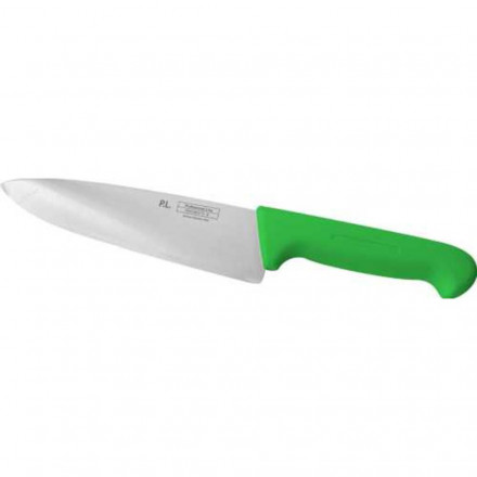 Шеф-нож PRO-Line 25 см, зеленая пластиковая ручка, P.L. Proff Cuisine 73024527
