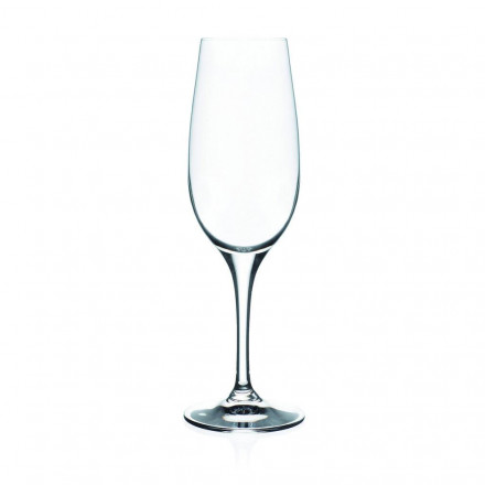 Бокал-флюте для шампанского 180 мл хр. стекло Luxion Invino RCR Cristalleria [6] 81269005