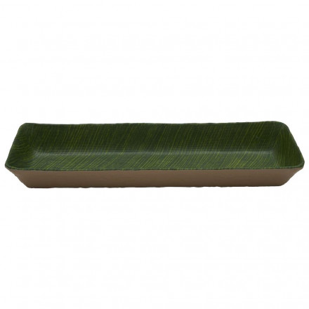 Салатник 2500 мл 53*16,2*6,5 см прямоуг. Green Banana Leaf пластик меламин P.L. Proff Cuisine 81290154